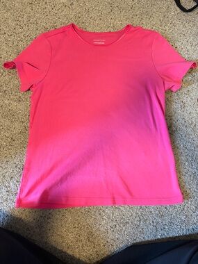 Christopher & Banks Hot Pink Short Sleeve Tee